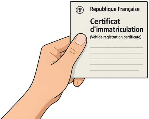 Certificat d'immatriculation